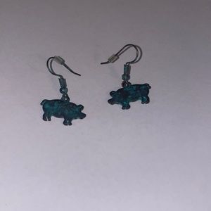 Pig earrings
